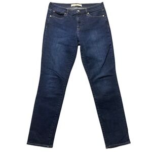 Gap 1969 Real Straight‎ Dark Wash Denim Jeans Women's Size 29R